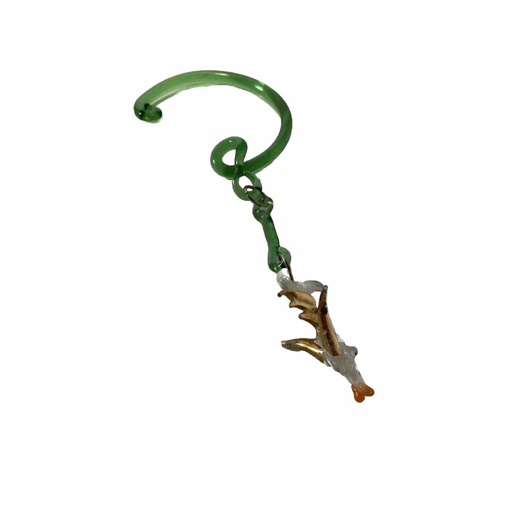 Al Gardner Creations In Glass Ren Faire Artist Art Glass Fantasy Dragon Hanging